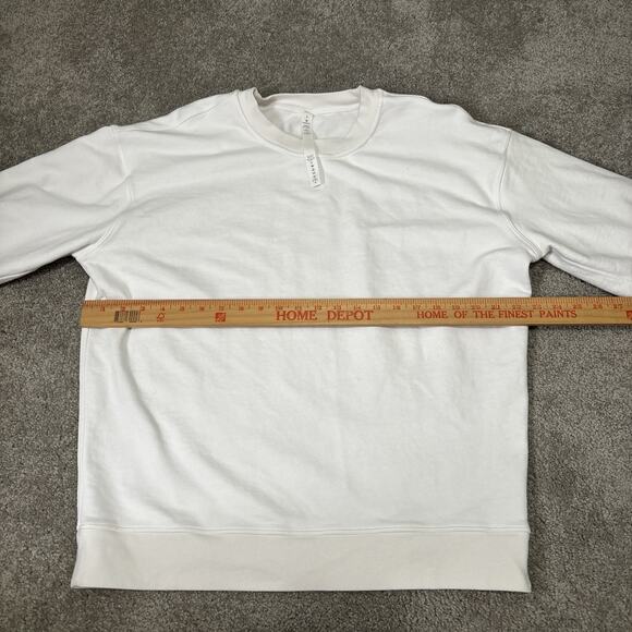 Lululemon Crewneck Sweatshirt White Sz 6 Womens - Picture 3 of 6